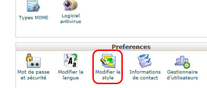 cPanel : style Rétro