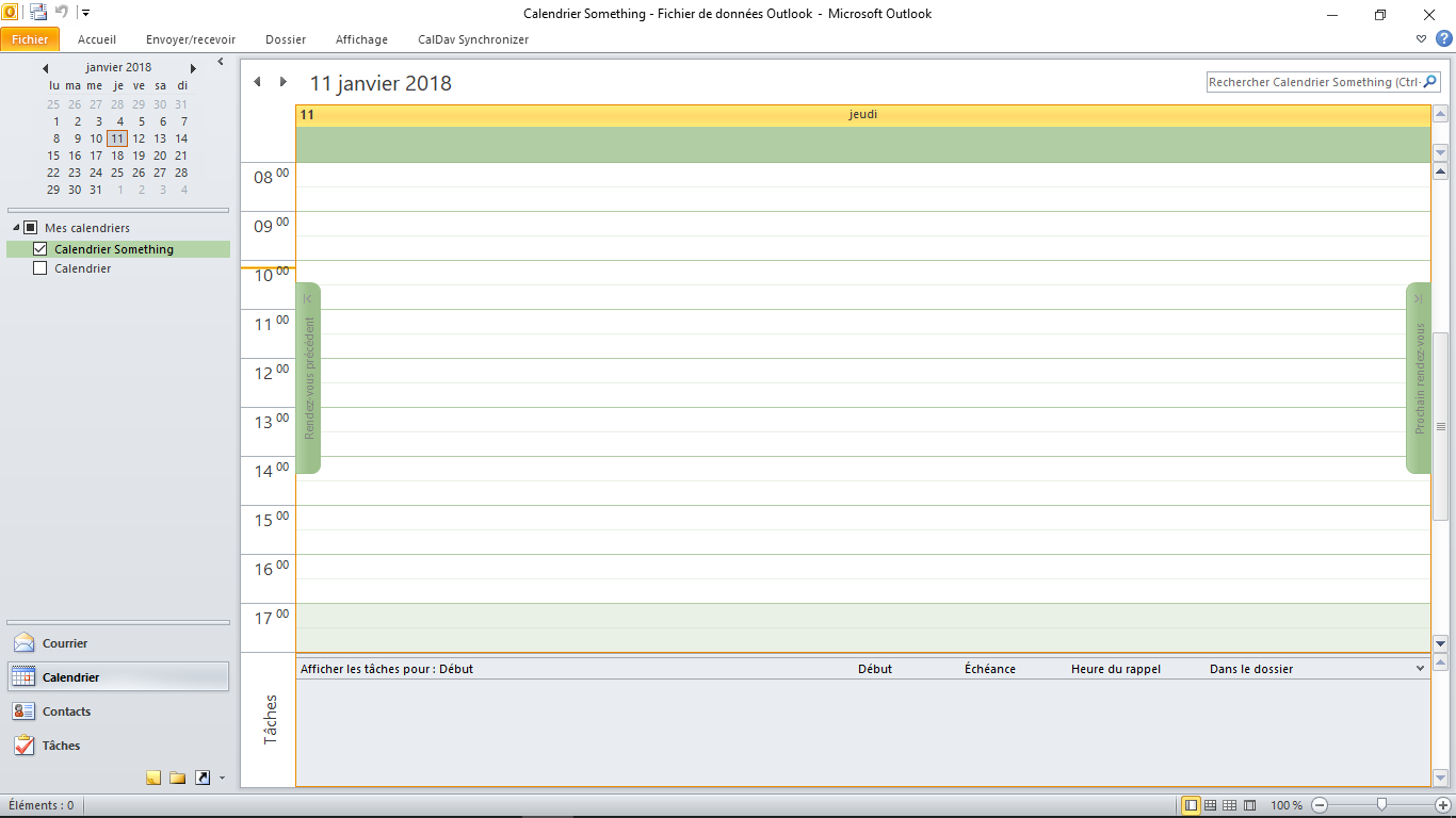 CalDavSynchronizer : configuration