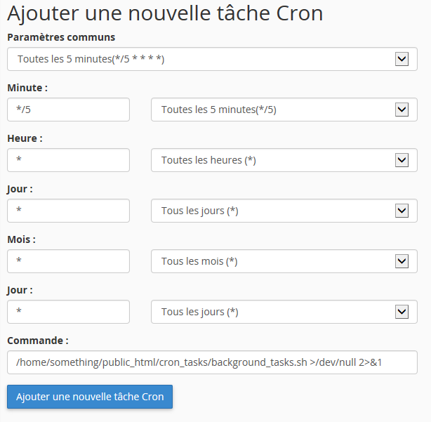 Comment créer une tâche cron