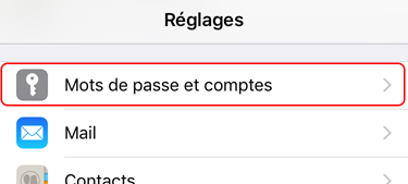 Accédez à un compte e-mail sous iOS / iPhone