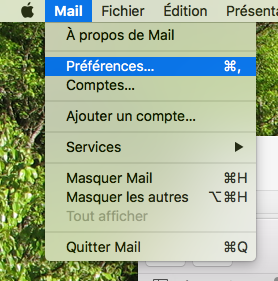 Créer un compte e-mail sous Mac OS X