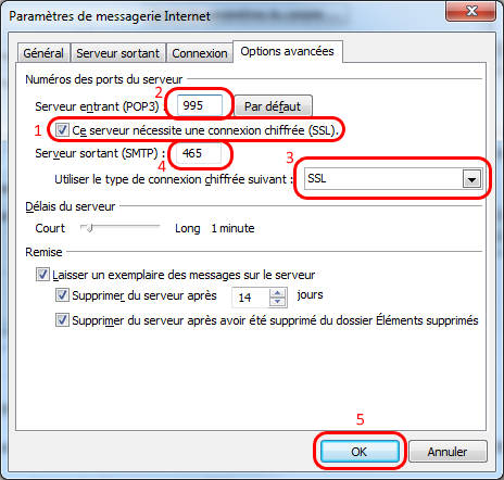 Créer un compte e-mail sous Microsoft Outlook 2010