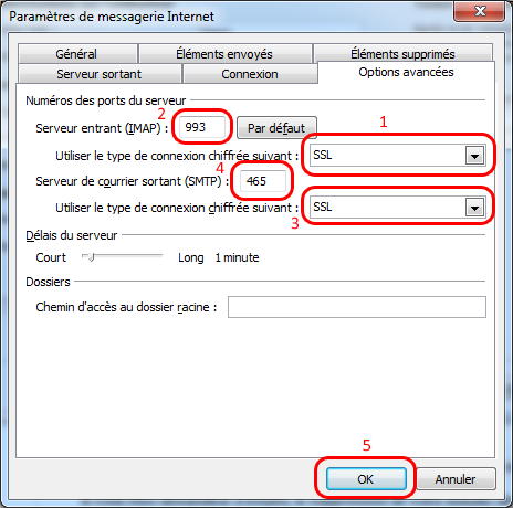 Créer un compte e-mail sous Microsoft Outlook 2010