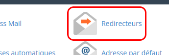 Redirection e-mail