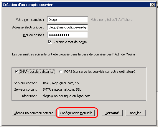 Configurer Thunderbird pour accéder à vos comptes e-mail